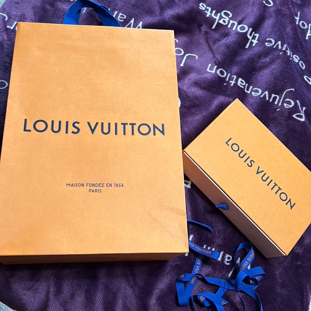 Empty Louis Vuitton bags with box and string